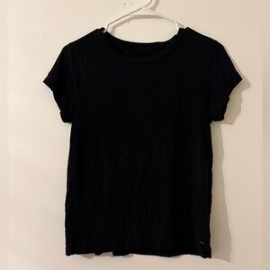 American Eagle Outfitters Black Short Sleeve Soft & Sexy Tee